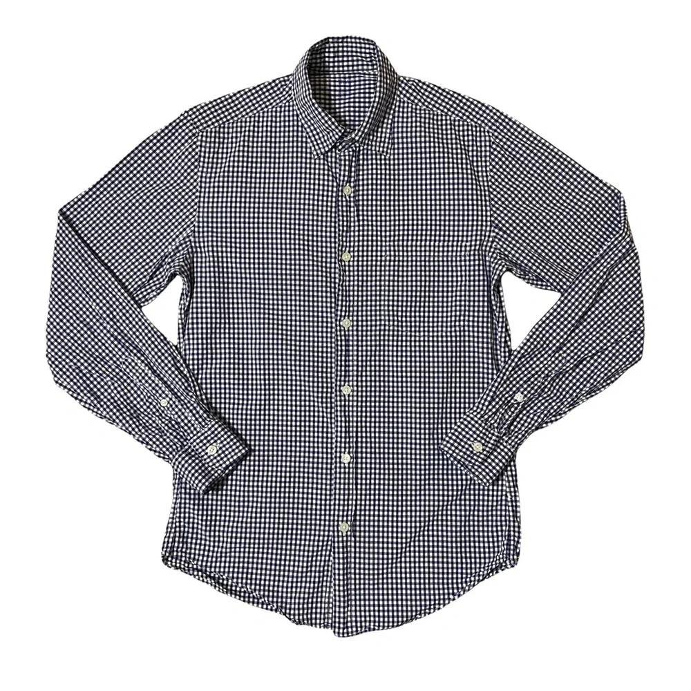 J Crew Light Weight Cotton Checkered Shirt